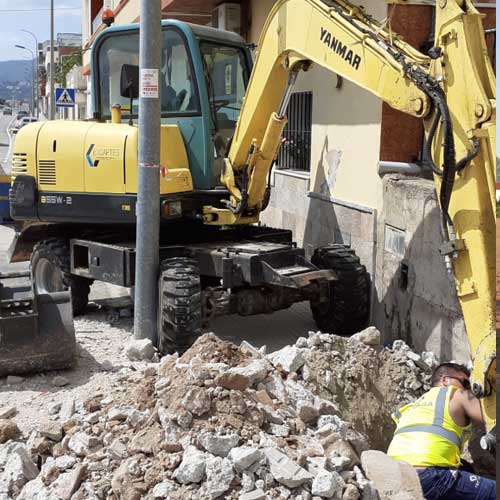 Empresa excavadora en Rótova