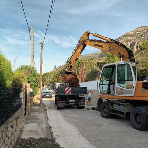 Ejecución de proyectos con maquinaria Excartes